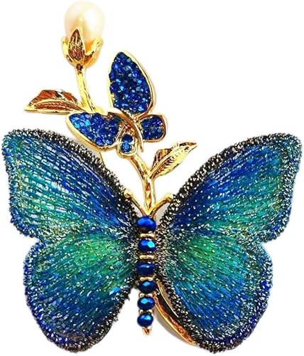 Broche de Mariposa con Diseño de Animales