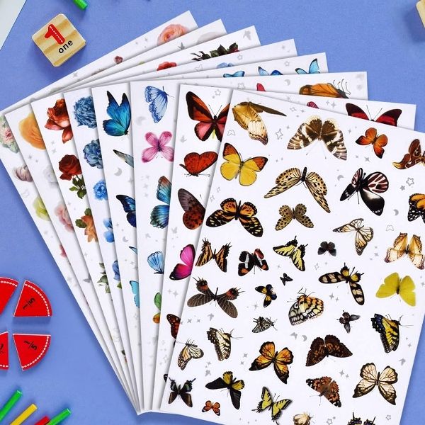 264 Calcomanías de Mariposas para álbum