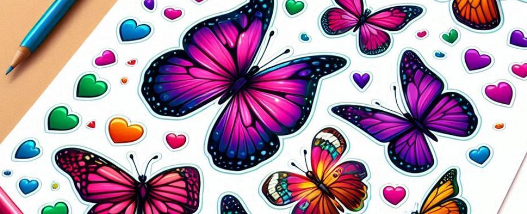 mariposas de colores para imprimir y recortar