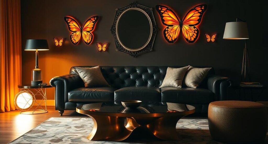 sala con Espejos de Mariposas