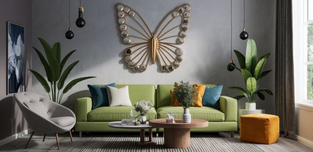 sala con Espejos de Mariposas