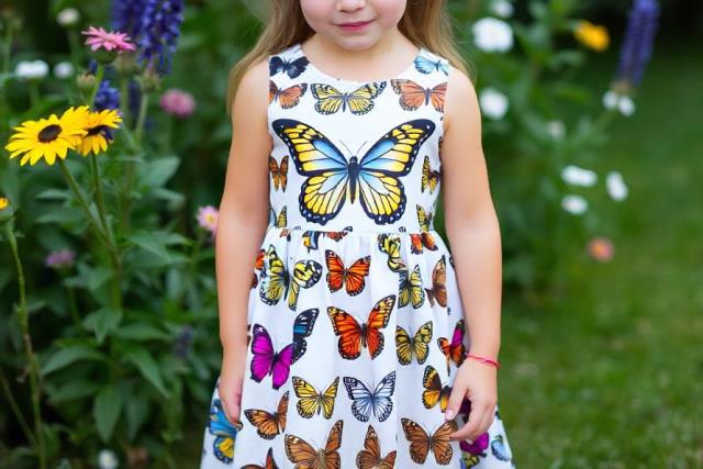 Vestidos de Mariposas para Niñas