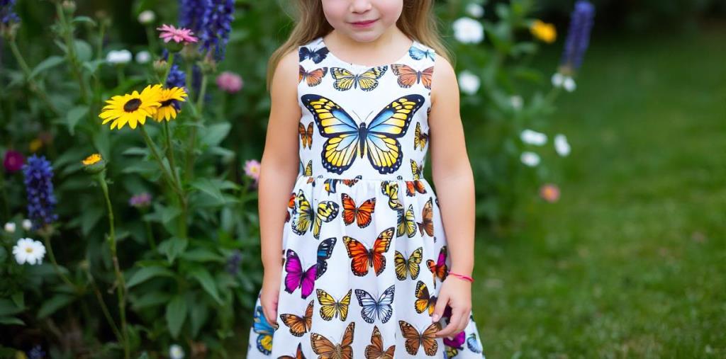 Vestidos de Mariposas para Niñas