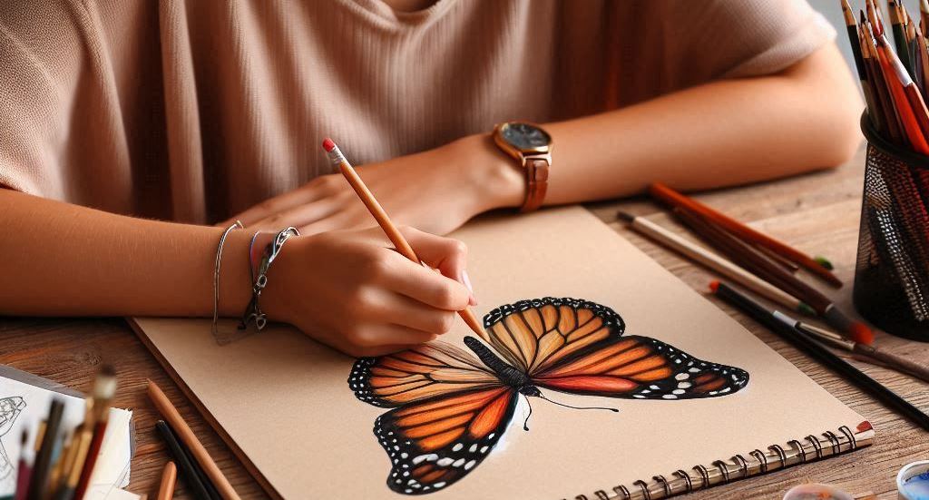 Como Dibujar una Mariposa Realista