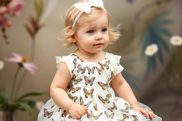 Vestidos de Mariposas para Bebés