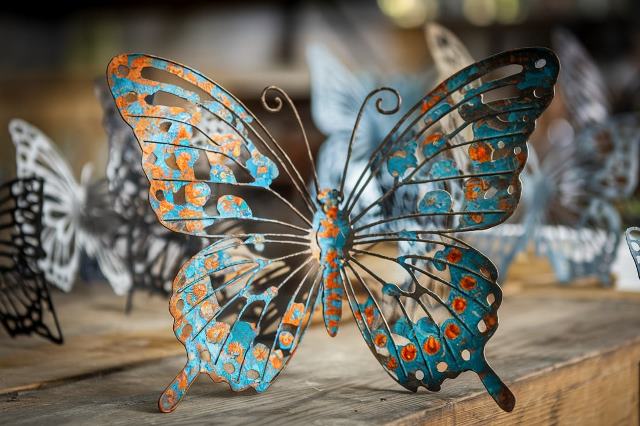 Mariposas de Metal para Decorar paredes