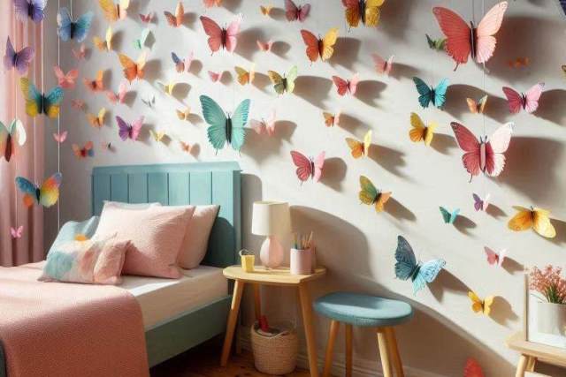 Mariposas para Decorar Paredes en 3D