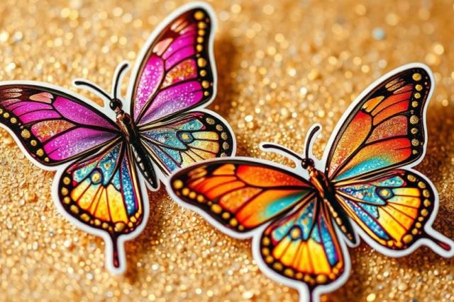 Sticker de Mariposas para Imprimir