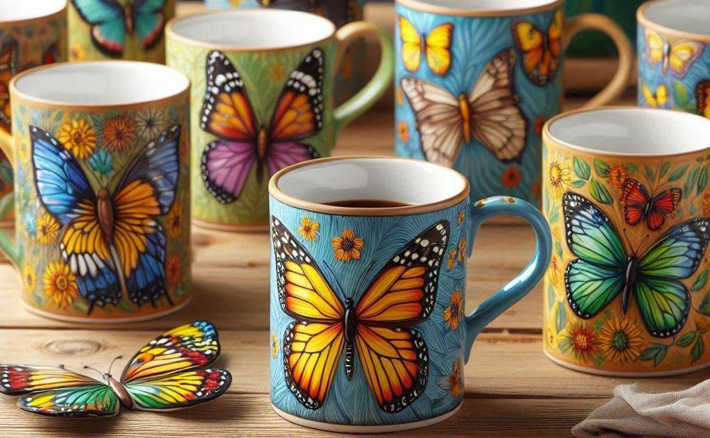 Tazas de Mariposas