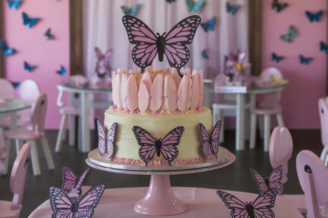 Tortas de Mariposas de un Piso