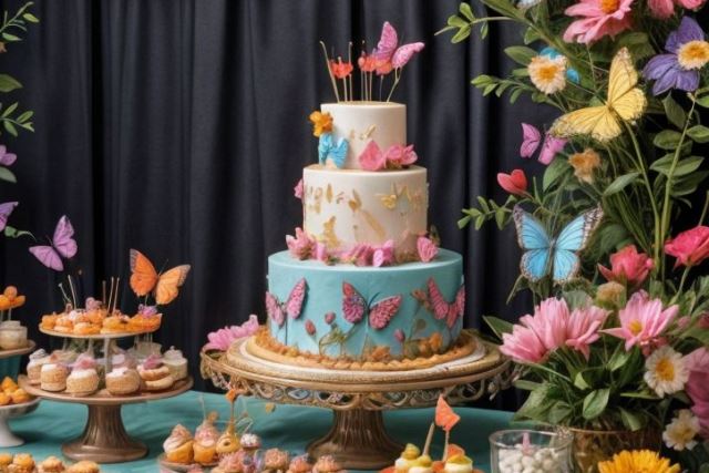 Tortas de Mariposas para Niñas