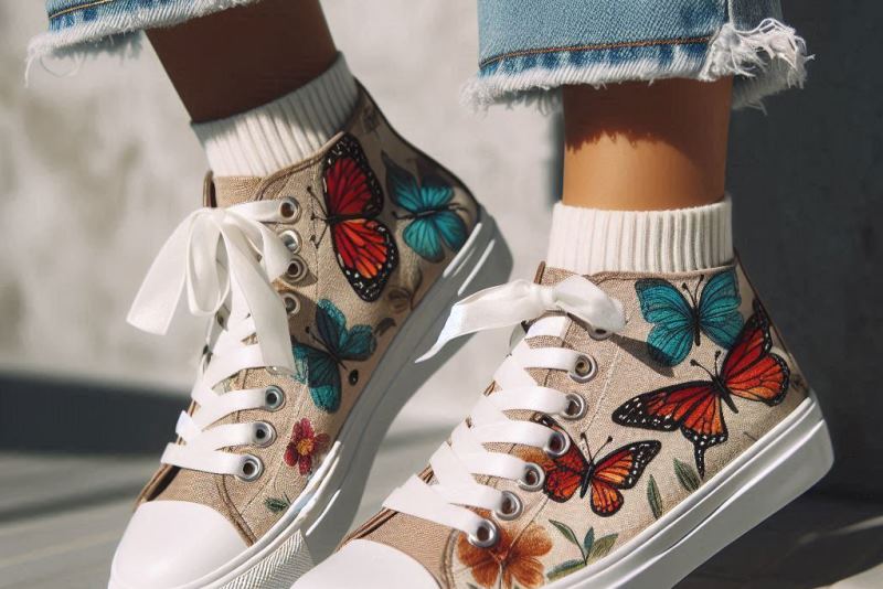 Zapatillas de Mariposas