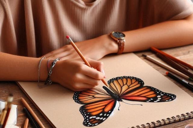 Como Dibujar una Mariposa Realista